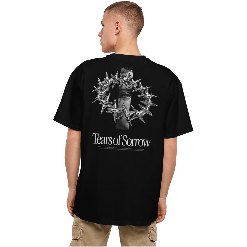 Mister Tee Upscale - Tears of Sorrow Heavy Oversize Tshirt Homme - Noir
